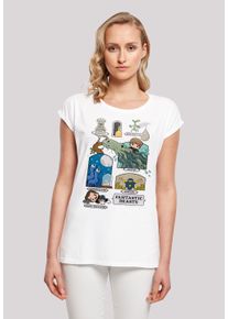 F4NT4STIC Damen T-Shirt "Phantastische Tierwesen Chibi Newt", weiß, casual, Gr. XXL, Obermaterial: 100% Baumwolle, Shirts, Print