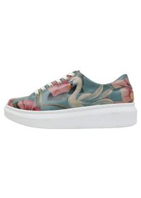 DOGO Damen Plateausneaker "Myra Arizona Dream Damen Sneaker / Female", Gr. 40, blau, Lederimitat, Schuhe, Vegan