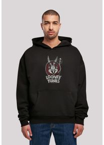 F4NT4STIC Herren Sweatshirt "Looney Tunes Bugs Bunny Ultra Heavy Oversize", schwarz, casual, Gr. M, Obermaterial: 100% Baumwolle, Sweatshirts,