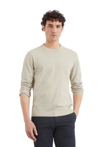 Marc O'Polo MARC O'POLO Herren Rundhalspullover "aus reiner Bio-Baumwolle", grau, casual, Gr. S, unifarben, Obermaterial: 100% Baumwolle, Pullover