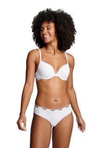 Puma Damen Push-up-BH "Puma WOMEN PUSHUP BRA 1P HANG", Gr. 75, weiß, Obermaterial: 84% Polyamid, 16% Elasthan, sportlich, BHs, mit gepolsterten Cups