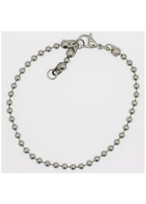 Firetti Damen Edelstahlarmband "Schmuck Geschenk Kugelkettengliederung, 3,0 mm breit, glänzend", 20, Edelstahl, silber, Edelstahl, Armbänder, Made in