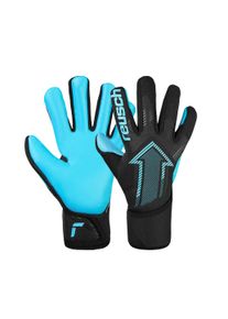 Reusch Kinder Torwarthandschuhe "Fastgrip Aqua Junior", blau, sportlich, Gr. 6,5, mehrfarbig, 9% Polyurethan, 3% Polyamid, 36% Polyester, 52%
