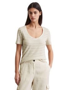 Marc O'Polo MARC O'POLO Damen T-Shirt "aus Organic Cotton Slub Jersey"multi, silky stone, Basic, Gr. M, gestreift, Obermaterial: 100% Baumwolle, Shirts