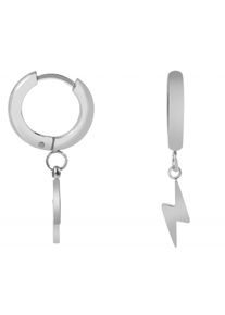 Adelia´s ADELIA ́S Damen Paar Ohrhänger "Neuheit 2025 - Damen Ohrhänger aus Edelstahl Ø 10 mm", Damen, Edelstahl, silber, Edelstahl, Ohrringe