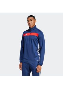 Herren Trainingsjacke "TIRO ES TOP", blau, sportlich, Gr. M, adidas Performance, Obermaterial: 100% Polyester, Jacken