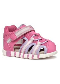 Geox Kinder Lauflernschuh "B SANDAL IUPIDOO GIR", Gr. 24, pink, Textil, Synthetik, sportlich, Schuhe, Sandale, Klettschuh, Babyschuh im sportlichen