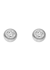 Adelia´s ADELIA ́S Damen Paar Ohrhänger, Damen, 0,1 ct VVS = sehr sehr kleine Einschlüsse, Weißgold 585, silber, Weißgold 585, Ohrringe, mit Diamant / Brillant