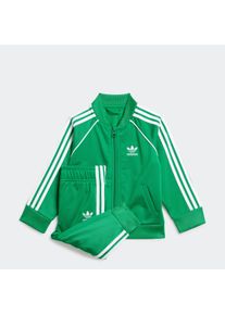 Kinder Trainingsanzug "ADICOLOR SST", grün, sportlich, Gr. 62, adidas originals, Obermaterial: 100% Polyester, Sportanzüge, Superstar Sportanzug für