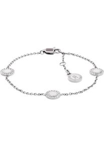 Tommy Hilfiger Damen Armkette "MINI CRYSTALS, 2780904, 2780905, 2780906", Edelstahl, silber, Edelstahl, Armbänder, mit Emaille - mit Glasstein