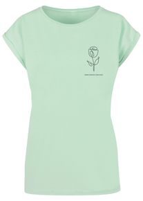 Merchcode Herren T-Shirt "Merchcode Damen Ladies Spring - Tulip Flower T-Shirt", grün, casual, Gr. 4XL, bedruckt, 100% Baumwolle, Shirts
