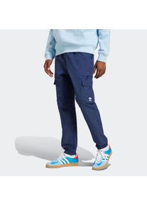 Herren Sporthose "ESS WOVEN CARGO", blau, sportlich, Gr. S, adidas originals, Obermaterial: 100% Polyamid, Hosen