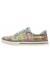 DOGO Damen Sneaker "Sneaker A Pair Of Doves Damen Sneaker / Female", Gr. 40, gelb, Lederimitat, Schuhe, Vegan