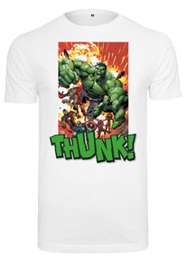 Merchcode Herren Kurzarmshirt "Merchcode Herren Avengers Explosion Tee", weiß, casual, Gr. XXL, unifarben, 100% Baumwolle, Shirts