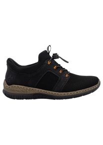 Rieker Damen Slip-On Sneaker "Ready2GO", Gr. 39, schwarz, Textil, Lederimitat, sportlich, Schuhe, Schlupfschuh, Halbschuh, Freizeitsneaker mit