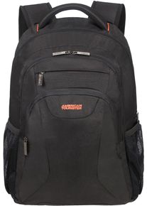 Laptoprucksack "AT WORK 17.3, black/orange", American Tourister, orange, Polyester, Rucksäcke, Kinderreisekoffer Kindertrolley Handgepäck