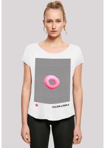 F4NT4STIC Damen T-Shirt "3D PINK RING", weiß, casual, Gr. XXL, Obermaterial: 100% Baumwolle, Shirts, Print