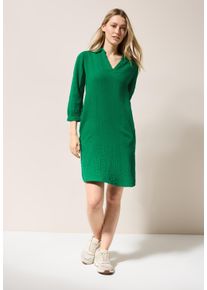Cecil Damen Sommerkleid, grün, casual, Gr. XXL, unifarben, Web, 100% Baumwolle, Kleider, aus 100% Baumwolle