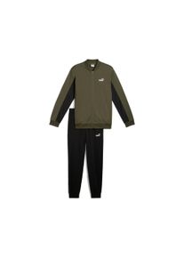 Puma Herren Trainingsanzug "POLY BASEBALL SUIT", grün, sportlich, Gr. S, unifarben, Trikot, Obermaterial: 100% Polyester, Sportanzüge