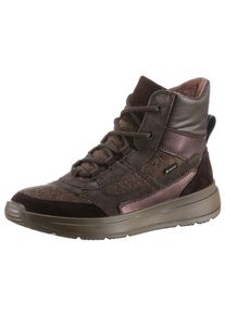 Legero Damen Sneaker "SPRINTER", Gr. 37, braun, Veloursleder, Glattleder, Textil, modisch, Schuhe, Trekkingschuh, Schnürboot mit wasserabweisender