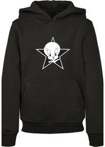 F4NT4STIC Jungen Hoodie "F4NT4STIC Kinder Looney Tunes Tweetie with Basic Kids Hoody", schwarz, Gr. 146, unifarben, 65% Baumwolle, 35% Polyester,