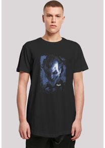 F4NT4STIC Herren T-Shirt "DC Comics Batman Arkham Asylum Joker Face Texture", schwarz, casual, Gr. M, Obermaterial: 100% Baumwolle, Shirts, Print