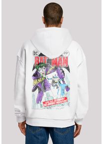F4NT4STIC Herren Kapuzenpullover "Batman Joker Playing Card Cover", weiß, casual, Gr. L, Obermaterial: 100% Baumwolle, Pullover, Print