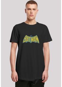 F4NT4STIC Herren T-Shirt "DC Comics Superhelden Batman Crackle Logo", schwarz, casual, Gr. S, Obermaterial: 100% Baumwolle, Shirts, Print