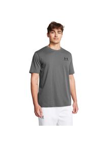 Under Armour Herren T-Shirt "UA M SPORTSTYLE LC SS", grau, sportlich, Gr. XL, Obermaterial: 60% Baumwolle, 40% Polyester, Shirts