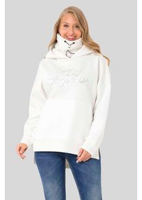Cipo & Baxx CIPO & BAXX Damen Kapuzenpullover "SWEATSHIRT", beige, Basic, Gr. M, unifarben, 70% Baumwolle;30% Polyester, Pullover, ein sportlich-lässiges