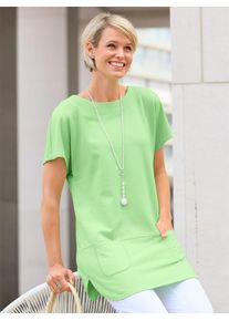 Classic Basics Damen Longshirt "Longshirt", grün, Gr. 40, unifarben, 100% Baumwolle, Shirts