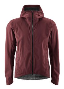 Gonso Herren Fahrradjacke "Save Jacket Trail M", rot, Gr. L, 100% Polyester, Jacken, Herren Regenjacke wind- und wasserdicht, Radjacke mit Kapuze