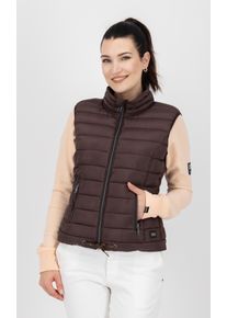 LPO Damen Steppweste "GREENLAND II VEST Women", braun, casual, Gr. 46, 100% Polyester, Westen, zum Wenden