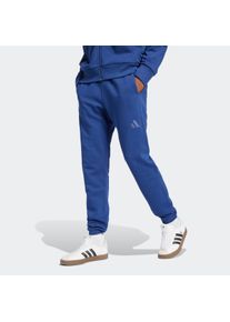 Herren Sporthose "M A SZN FL R PT", blau, sportlich, Gr. XXXL, adidas Sportswear, Obermaterial: 70% Baumwolle, 30% Polyester, Hosen