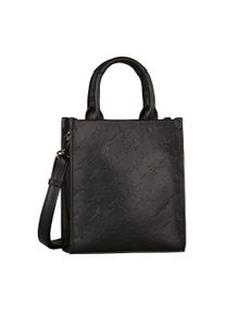 Tom Tailor Damen Shopper "Denice", schwarz, Polyurethan, Taschen, aus glattem Lederimitat mit toller Logoprägung in Schreibschrift
