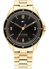 Tommy Hilfiger Herren Quarzuhr "CASUAL", gold, Armbanduhren, Armbanduhr, Herrenuhr, analog, Edelstahlarmband