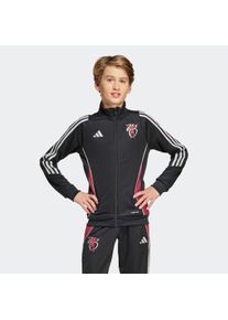 Kinder Trainingsjacke "JB TIRO JKT Y", schwarz, sportlich, Gr. 116, adidas Performance, Obermaterial: 100% Polyester, Jacken