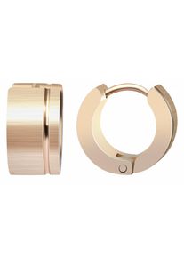 Adelia´s ADELIA ́S Damen Paar Creolen "Neuheit 2025 - Damen Creolen aus poliertem Edelstahl Ø 9 mm", Damen, Edelstahl, silber, Edelstahl, Ohrringe