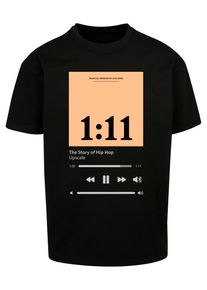 Herren T-Shirt "Upscale by Mister Tee Herren 1:11 Oversize Tee", schwarz, casual, Gr. XL, UPSCALE BY MISTER TEE, unifarben, 100% Baumwolle, Shirts