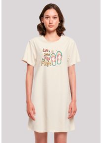 F4NT4STIC Damen T-Shirt "Life Is Better In Flip Flops", weiß, casual, Gr. XXL, Obermaterial: 100% Baumwolle, Shirts, Premium Qualität