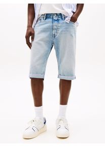 Tommy Jeans Herren Jeansshorts "RYAN SHORT CBF", blau, Gr. 36, unifarben, Denim/Jeans, Obermaterial: 82% Baumwolle, 18% Lyocell, Jeans, Mit