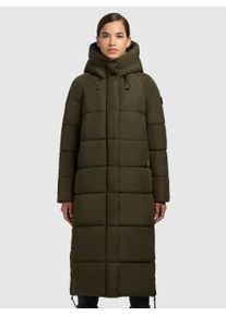 Khujo Damen Steppmantel "LAMBA", grün, casual, Gr. L, unifarben, Web, Steppware, Obermaterial: 100% Polyester. Futter: 100% Polyester. Wattierung: