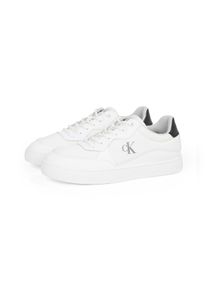 Herren Sneaker "CLASSIC CUPSOLE TECH RIPSTOP", Calvin Klein Jeans, Gr. 45, schwarz-weiß, Lederimitat, Textil, sportlich, Schuhe, Schnürschuh,