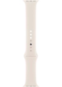 Apple Smartwatch-Armband "Sportarmband", 15-20cm, Apple Watch Modelle 38mm / 40mm / 41mm / 42mm / M/L, beige, Uhrenarmbänder