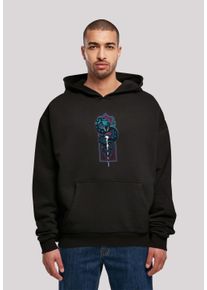 F4NT4STIC Herren Kapuzenpullover "Harry Potter Neon Nagini", schwarz, casual, Gr. XL, Obermaterial: 100% Baumwolle, Pullover, Print