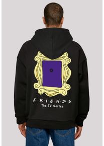 F4NT4STIC Herren Kapuzenpullover "Friends Door Peephole", schwarz, casual, Gr. XXL, Obermaterial: 100% Baumwolle, Pullover, Print