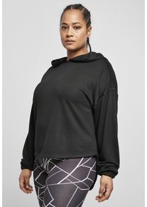 Urban Classics Damen Kapuzenpullover "Urban Classics Damen Ladies Oversized Shaped Modal Terry Hoody", schwarz, casual, Gr. XL, unifarben, 60%