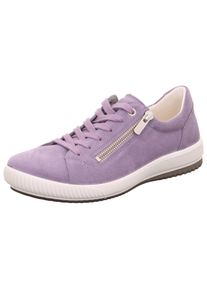 Legero Damen Sneaker "TANARO 5.0", Gr. 40, lila, Veloursleder, casual, Schuhe, Komfortschuh, Freizeitschuh, Schnürschuh mit Reißverschluss