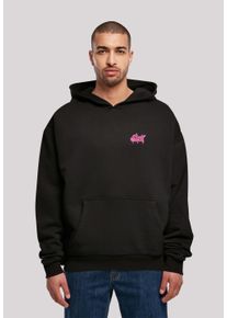 F4NT4STIC Herren Kapuzenpullover "SLAY Jugenwort Pink", schwarz, casual, Gr. S, Obermaterial: 100% Baumwolle, Pullover, Print