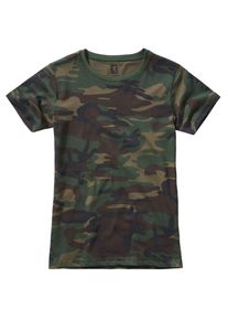 Brandit Herren Kurzarmshirt "Brandit Damen Ladies T-Shirt", grün, casual, Gr. XS, gemustert, 100% Baumwolle, Shirts
